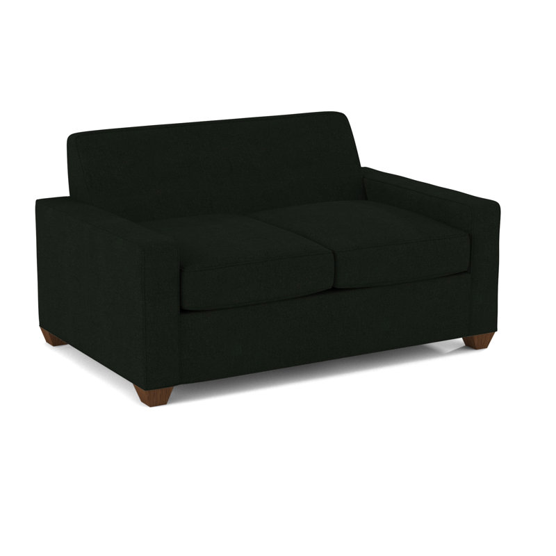 Avery Full Sleeper Sofa, Montana Walnut, Dorset Black, Innerspring