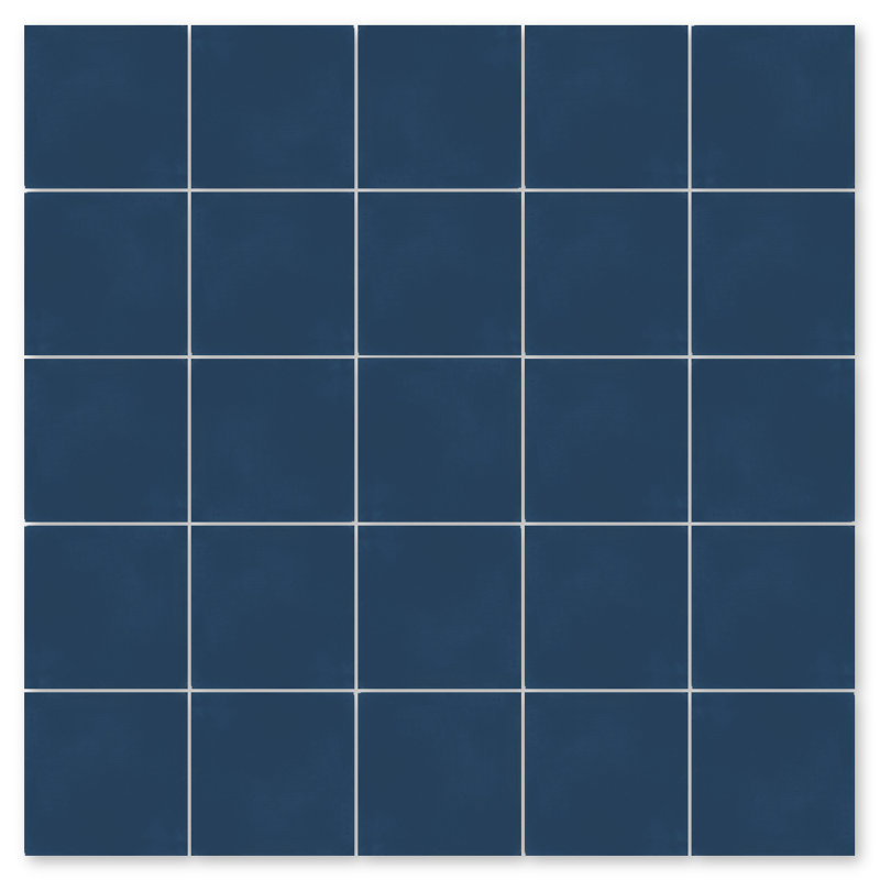 Solid 8" x 8" Cement Wall & Floor Tile, Deep Inlet