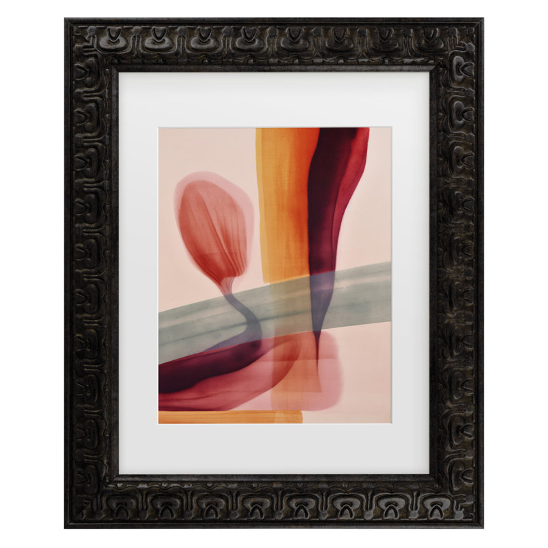 «Treechild Watercolor Impressions No 5 Matted», art encadré