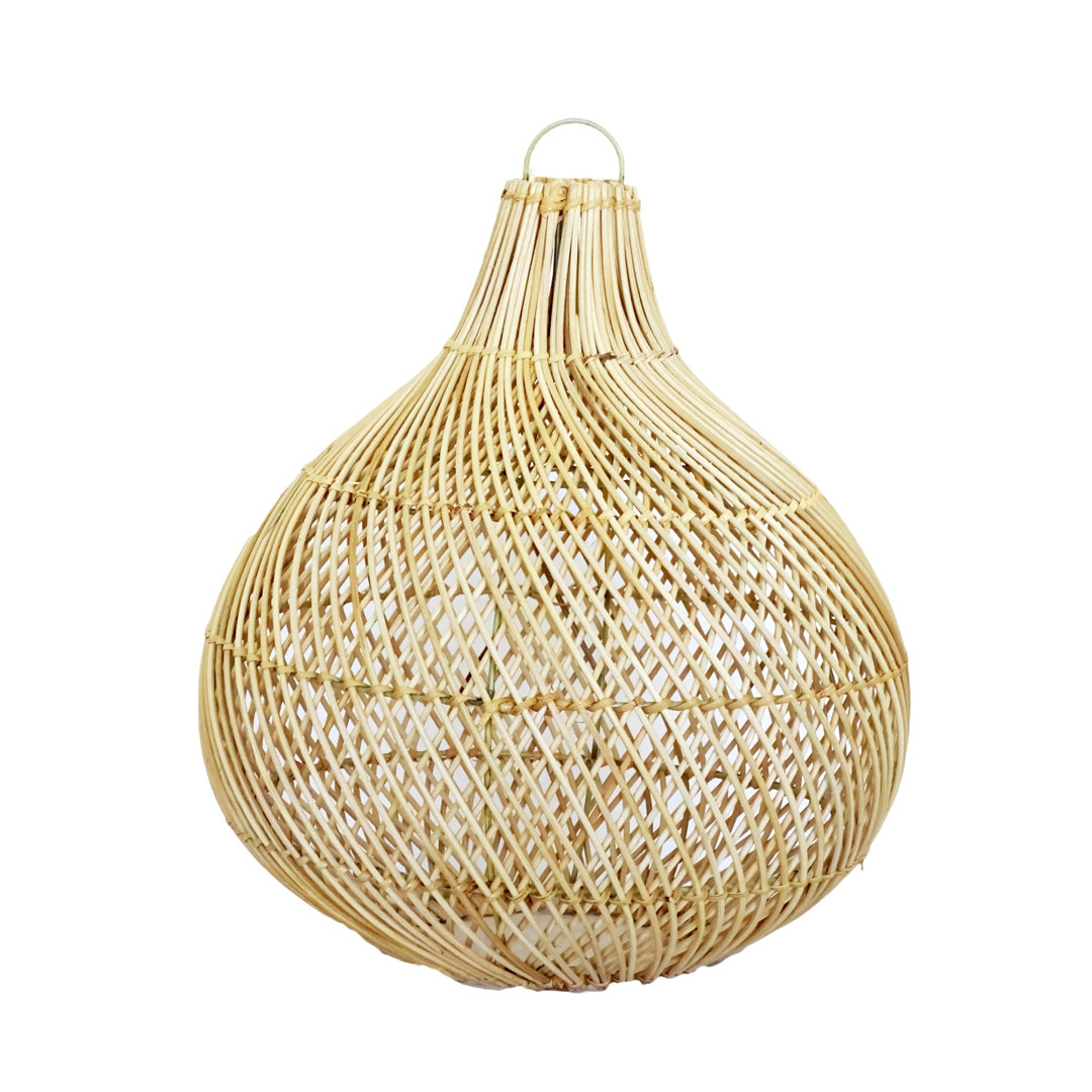 33 cm Lampenschirm Mandala aus Rattan