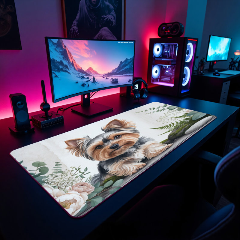 Polyester Desk Pad, 23.6x13.8