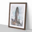 Flatiron Building in New York in Abstract - Picture Frame Graphic Art Print-55730203-55730214