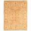 Tapis en laine beige 8 pi x 10 pi "one-of-kind" noué la 2010 chobi Allahna