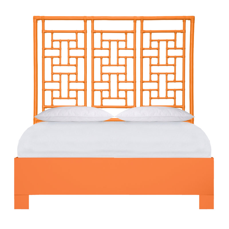 Ohana Bed, Queen, Citrus Orange
