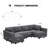 Upholstered Sectional Reversible-464124557