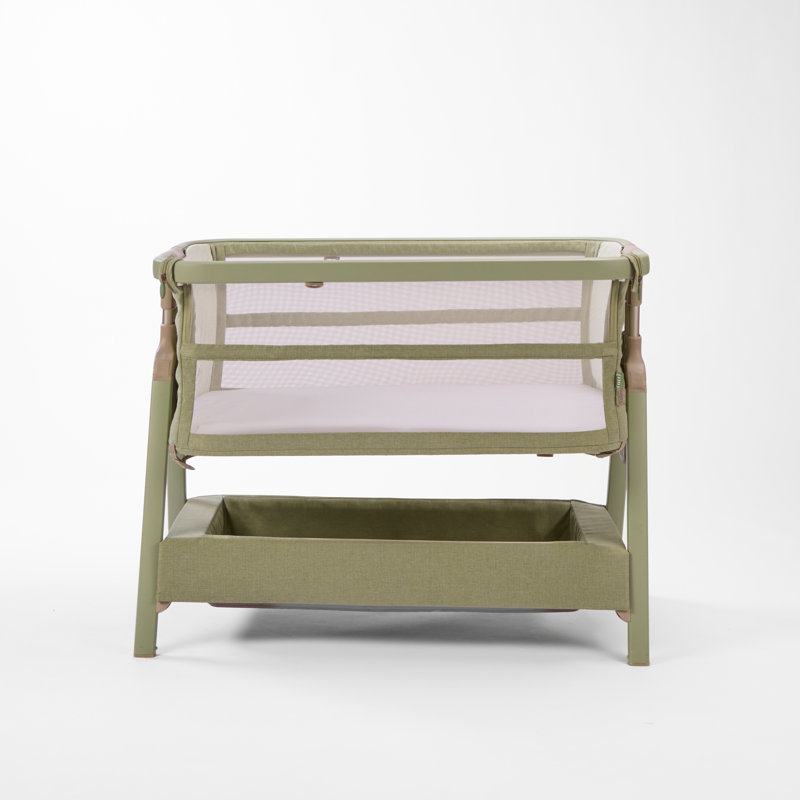 Cozee Zen Bedside Crib, Eucalyptus