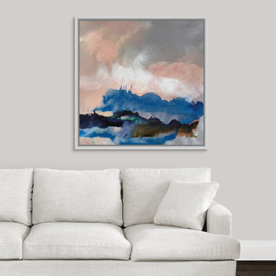 « blue etude i », peinture sur toile