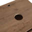 Meuble-lavabo flottant 48 po avec lavabo d'art en céramique, porte à fermeture en douceur 48 po (KD-Packing)