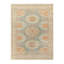 Distressed Homage Hand Knotted Wool Geometric Area Rug-1014601445