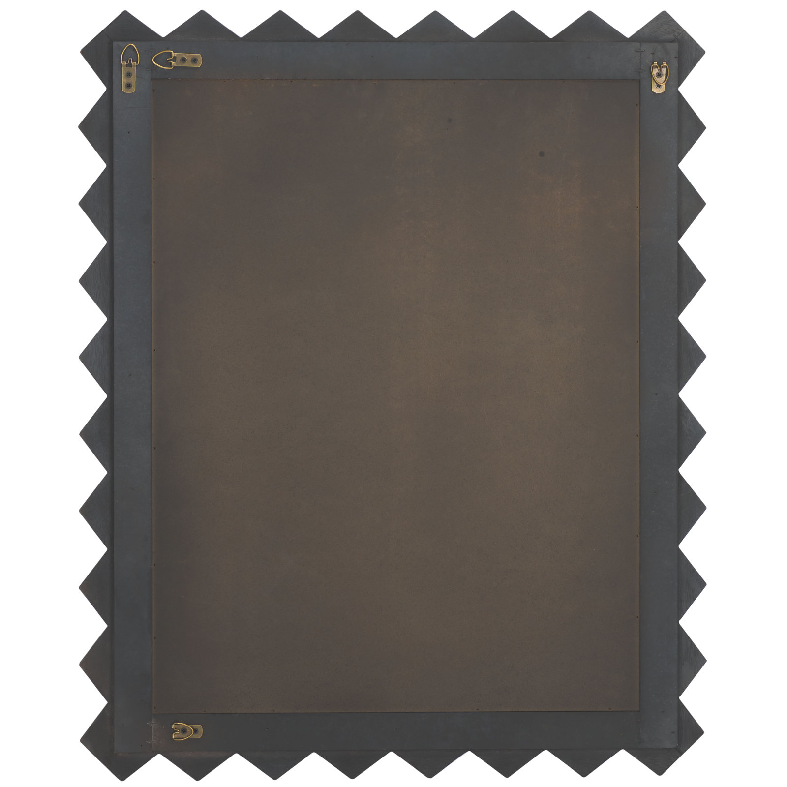 Nell Rectangle Wall Mirror, Black