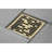 Kingston Brass Watercourse 4-Inch Square Grid Shower Drain with Hair Catcher-50266426
