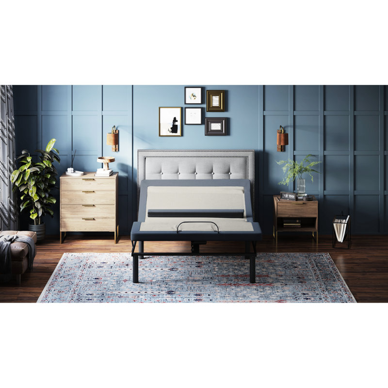 Os65 Adjustable King Bed With Head/foot Tilt And Lumbar Control Option Feature Base Head Foot Tilt, Position, King
