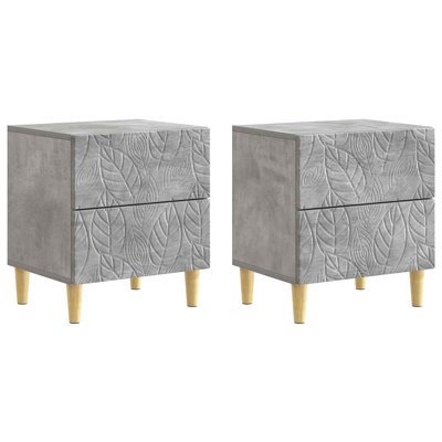 43cm W Composite Bedside Table