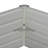 vidaXL Raised Garden Bed Brown Galvanized Steel 50.8x50.8x17.7 in-918577159