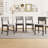 Rustic Farmhouse Dining Chairs, Solid Wood, Upholstered, Multipurpose