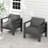 Arnhildur Aluminum Outdoor Lounge Chair-924642255-924642254