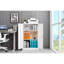 Armoire de rangement réglable en métal pour bureau, maison, armoire blanche Colorway avec garage pliable, verrouillage à domicile-117352359