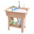 Spacious Laundry Sink With Storage Shelf And Soap Dish