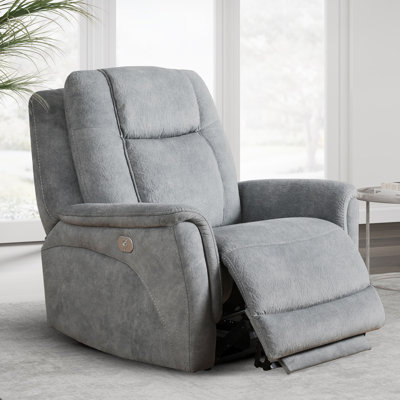 Blynn 35" Upholstered Zero Gravity Power Recliner with Adjustable Headrest Two Pack