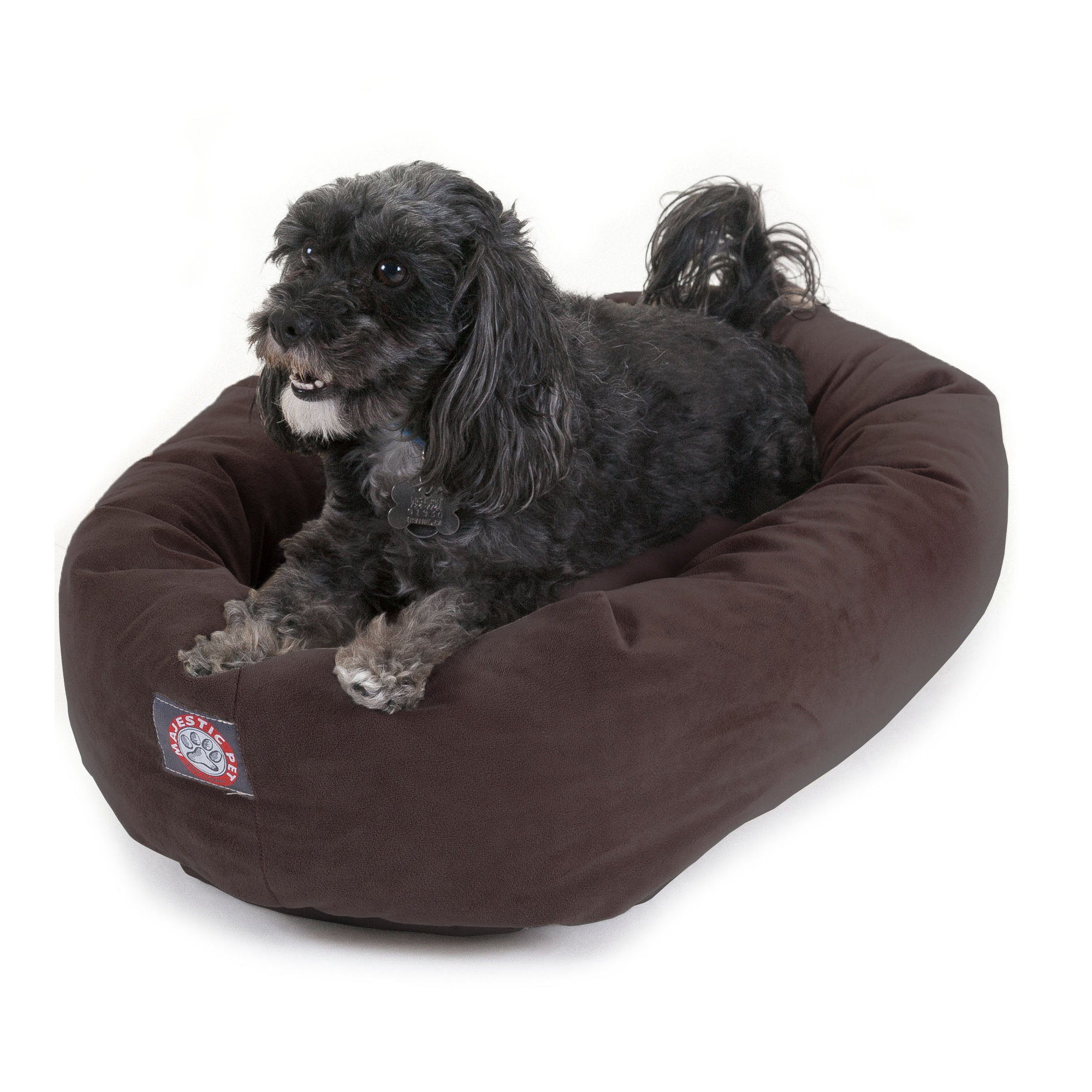 Pet Bed, Large (29" W x 40" D x 9" H), Chocolate