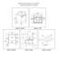 Meuble-lavabo simple 20 po avec plateau en céramique Courcelles-779345940