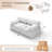 Vusal 74'' Upholstered Loveseat, Modular Sectioanl Sofa, Soft Floor Couch for Living Room-1547532432