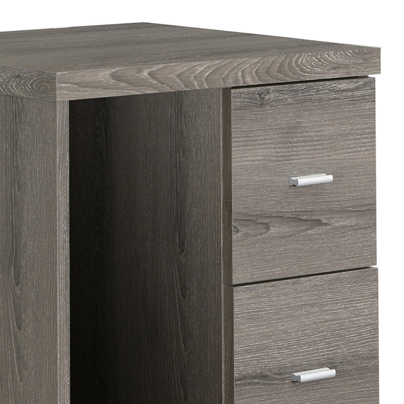 17.75 " Wide 2 Vertical Filing Cabinet, Taupe