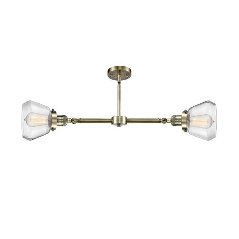 Chill 2 - Light Kitchen Island Pendant, Antique Brass, No Bulb Included, Clear