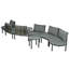 Canapé modulaire d'extérieur 8 pièces 8 pièces-124919974-124919976