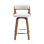 Tabouret de comptoir pivotant Adelene-120961614-120961612