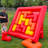 Wellcomer 7FT Inflatable Puzzle Game with Air Pump – Airtight Waterproof PVC Interactive Carnival Game for Parties, Team Building Events & Group Activities