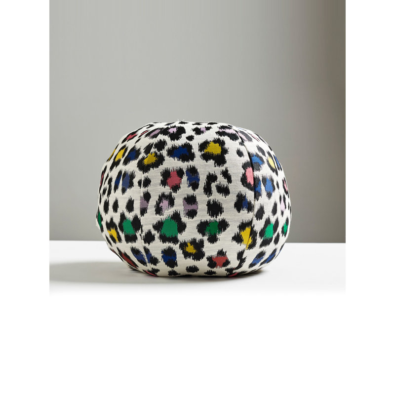 Rosette Circular Pillow Cover & Insert, Disco