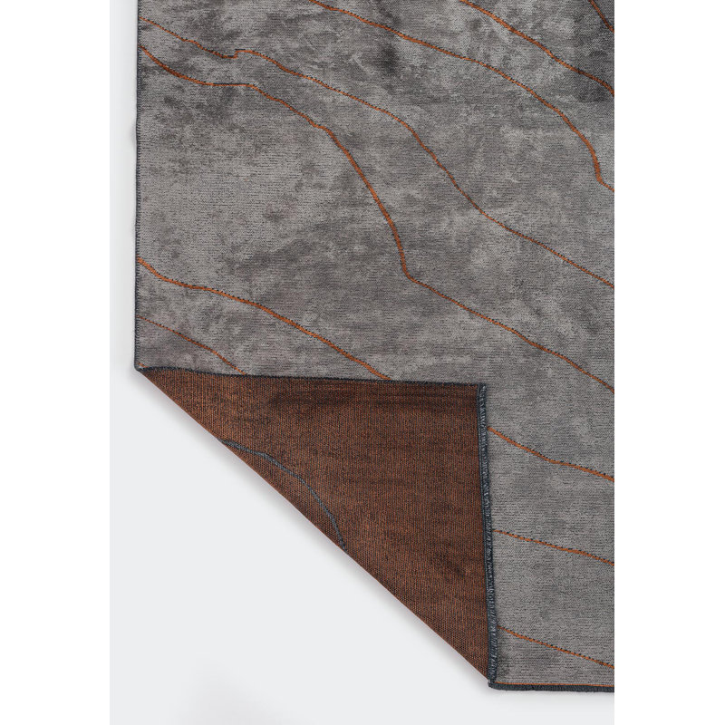 Reyana Abstract Hand Loom Indoor / Outdoor Area Rug, Rectangle 5'3" x 7'6.6"