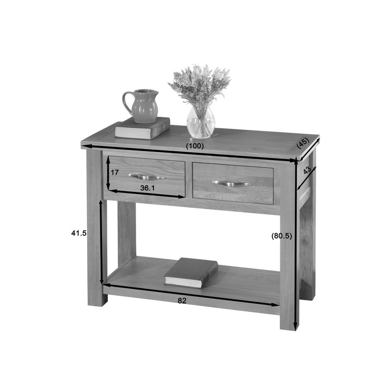 Liberty 100cm Solid Wood Console Table