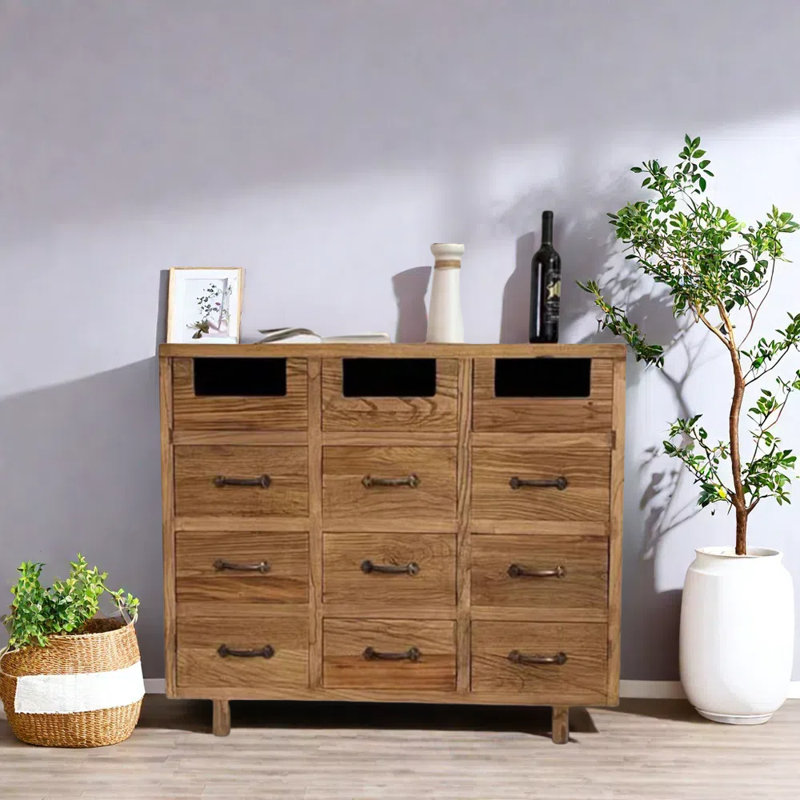 Retro  Console Cabinet, 39.4" H x 51.2" W x 15.7" D
