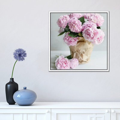 Pink Blooms by Sarah Gardner - Print on Canvas
