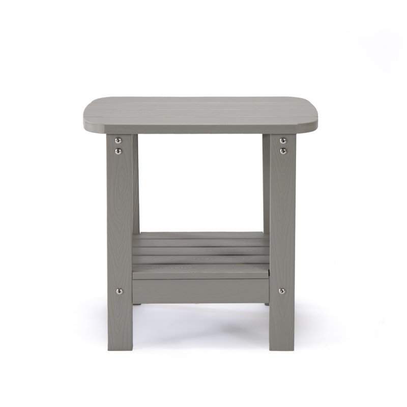 Table d'appoint d'extérieur Bostwick, Gris