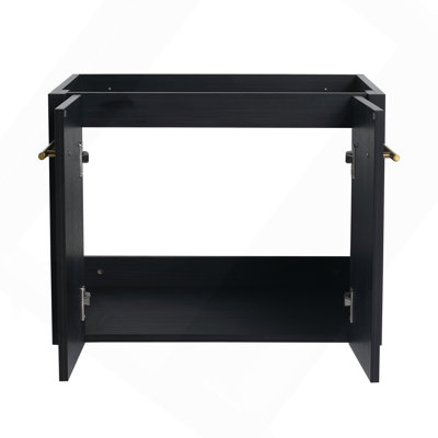 24 Inch Wall-mounted Bathroom Vanity (Only the Cabinet Body, No Top Sink)