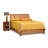 Sarah Solid Wood Sleigh Storage Bed-20804791-20804795