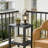 23.5" HDPE 2-Tier Tall Outdoor Sidetable-1344235833