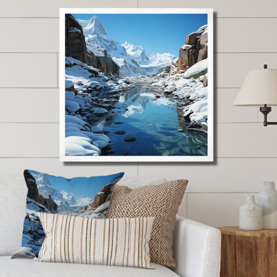 " Glacier Ice Blue Solitude III "
