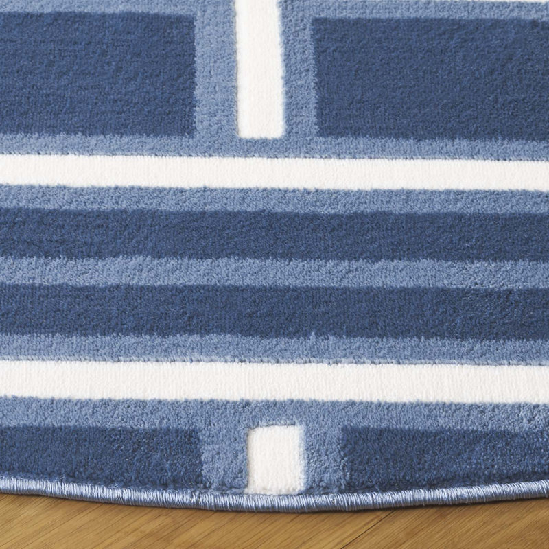 Tapis abstrait Erlandson Performance, Rond 6 pi 7 po