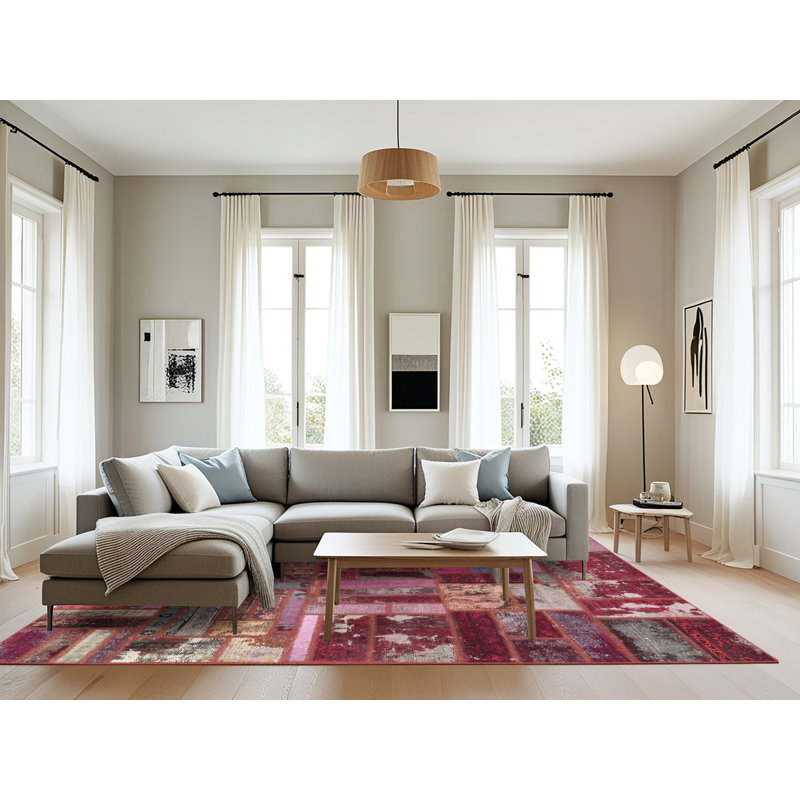 Abstract Indoor Rug, Rectangle 8' x 10'