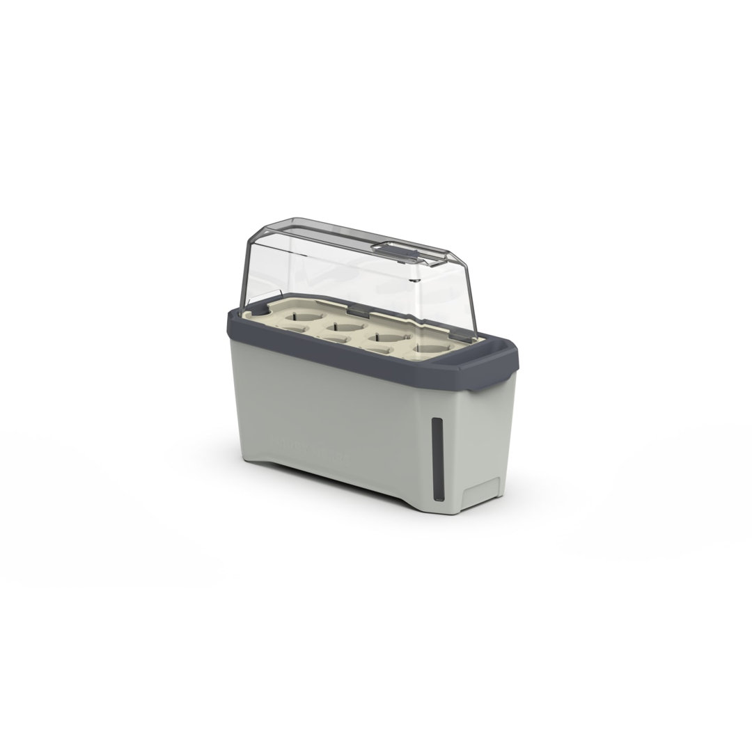 Harry Herbs 4-in-1 Planter Pot for Herbs, Removable lid, Self-watering, 0.5L water reservoir, 5L soil capacity