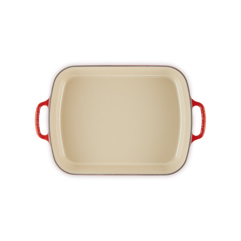 Le Creuset Signature Enameled Cast Iron Roaster, 5.25 qt., Cerise