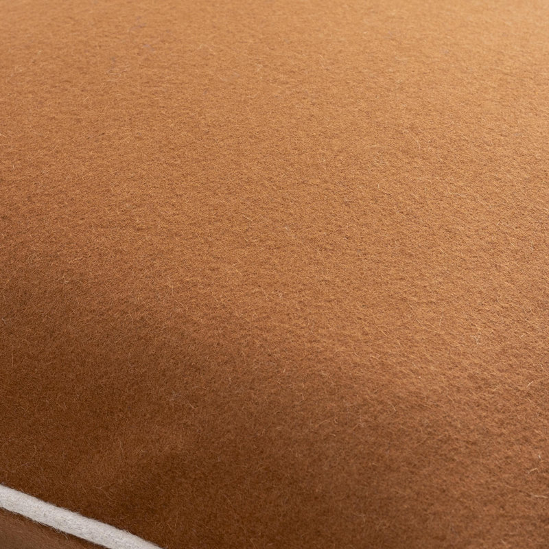 Coussin Lombard, Housse de coussin seulement - sans coussin, 22 po x 22 po, Brun moyen