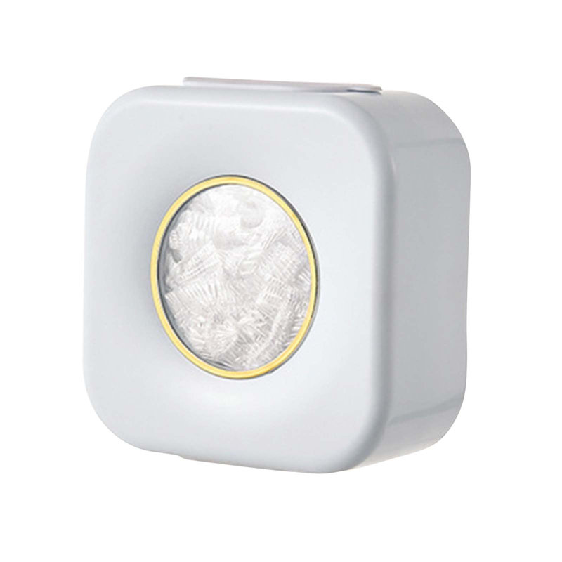 Plastic Wrap Cover Storage Box Household Perforation- Wall Hanging Extractor Multi-functional Shoe Cover Shower Plastic Wrap Storage Box