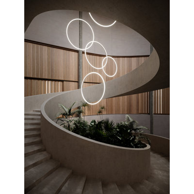 Circular 1 - Light LED Unique/Statement Pendant