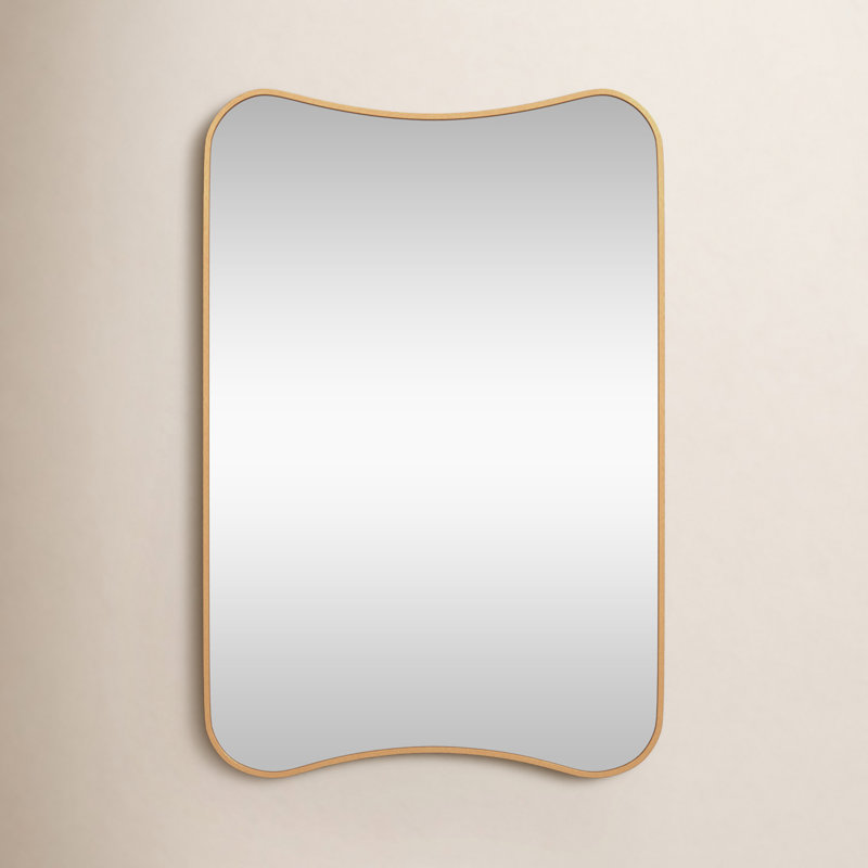 Bellona Aluminum Wavy Mirror