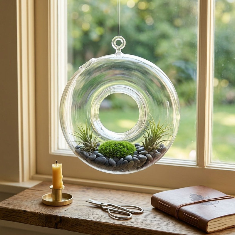 Terrarium en verre Griess, H 6 po x l 3 po x P 3 po
